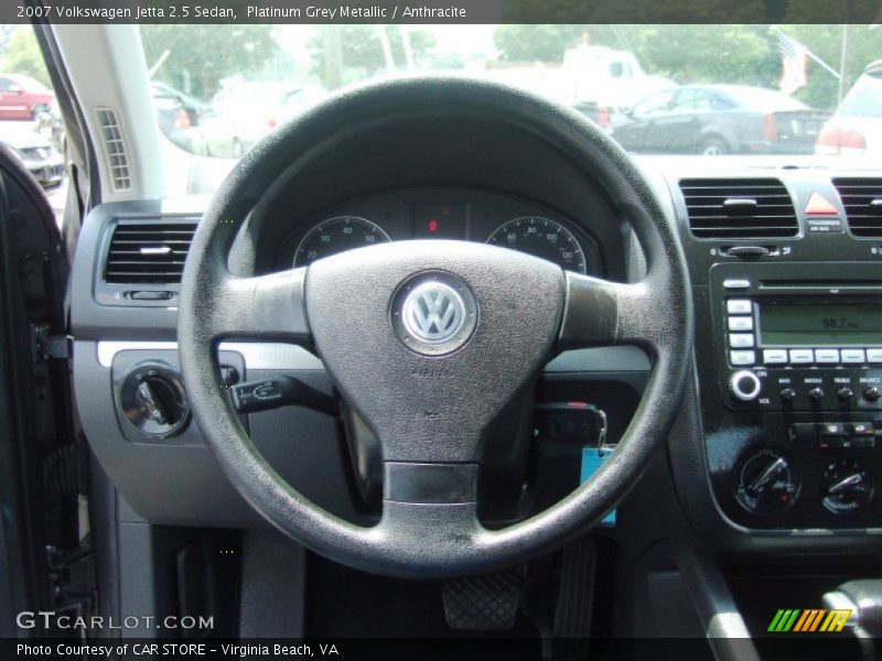 Platinum Grey Metallic / Anthracite 2007 Volkswagen Jetta 2.5 Sedan