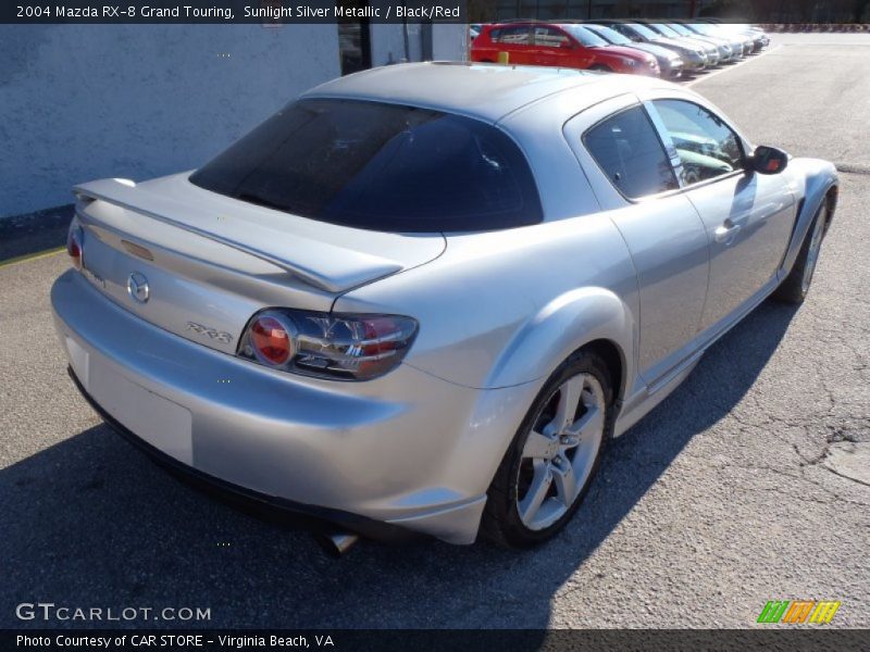 Sunlight Silver Metallic / Black/Red 2004 Mazda RX-8 Grand Touring