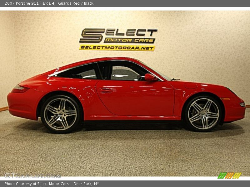 Guards Red / Black 2007 Porsche 911 Targa 4