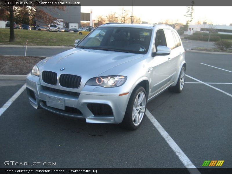 Silverstone Metallic / Black 2010 BMW X5 M