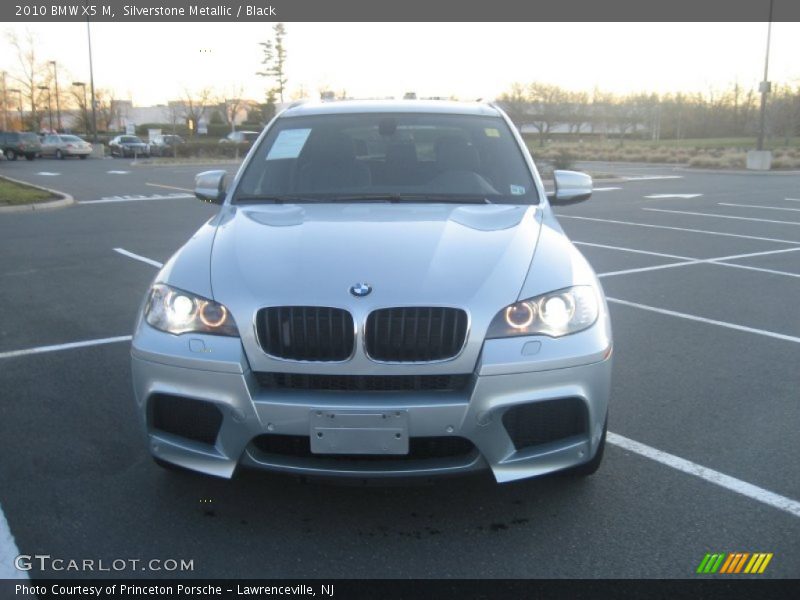Silverstone Metallic / Black 2010 BMW X5 M