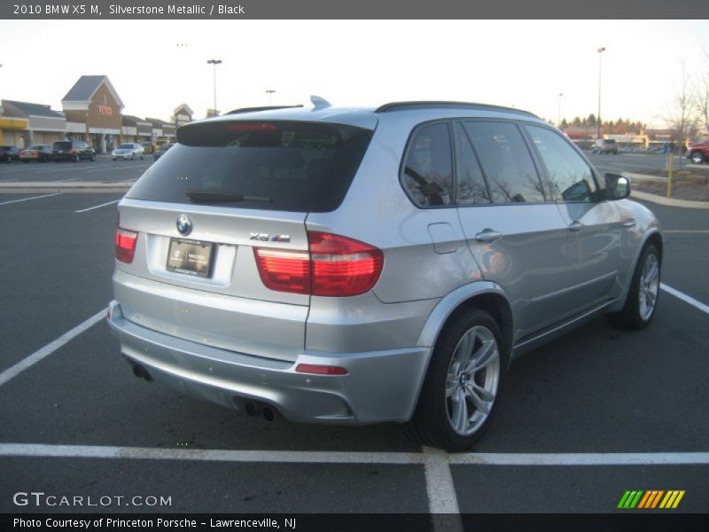 Silverstone Metallic / Black 2010 BMW X5 M