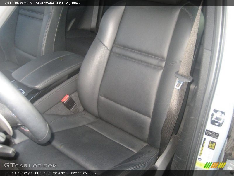 Silverstone Metallic / Black 2010 BMW X5 M