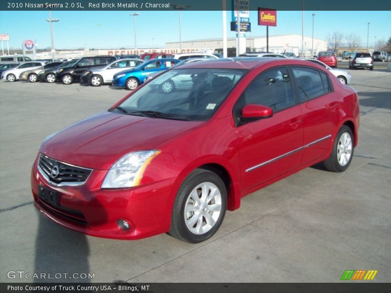 Red Brick Metallic / Charcoal 2010 Nissan Sentra 2.0 SL