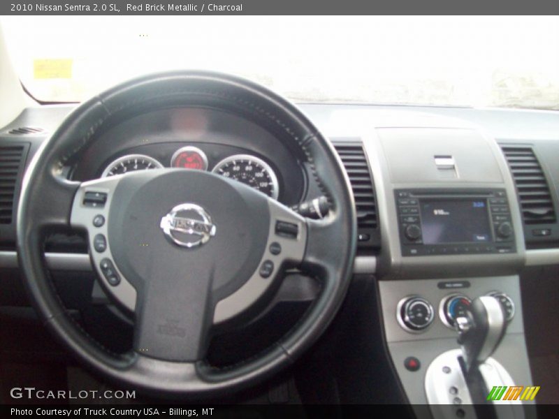 Red Brick Metallic / Charcoal 2010 Nissan Sentra 2.0 SL