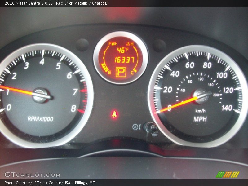 Red Brick Metallic / Charcoal 2010 Nissan Sentra 2.0 SL