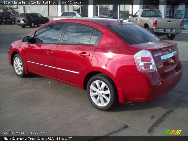 Red Brick Metallic / Charcoal 2010 Nissan Sentra 2.0 SL