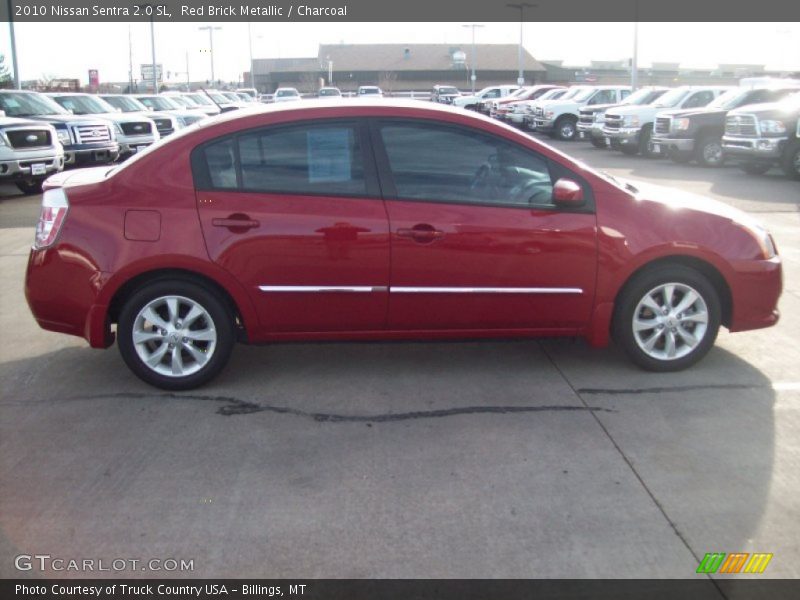 Red Brick Metallic / Charcoal 2010 Nissan Sentra 2.0 SL