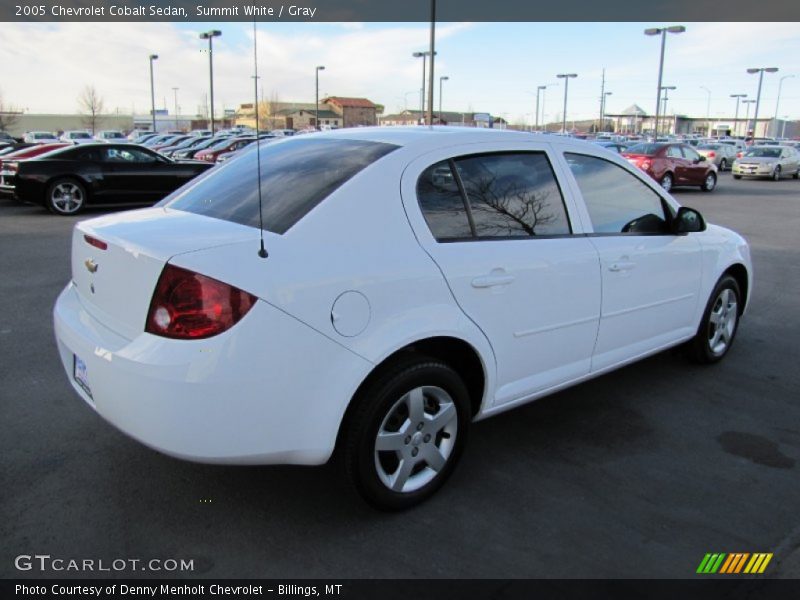 Summit White / Gray 2005 Chevrolet Cobalt Sedan
