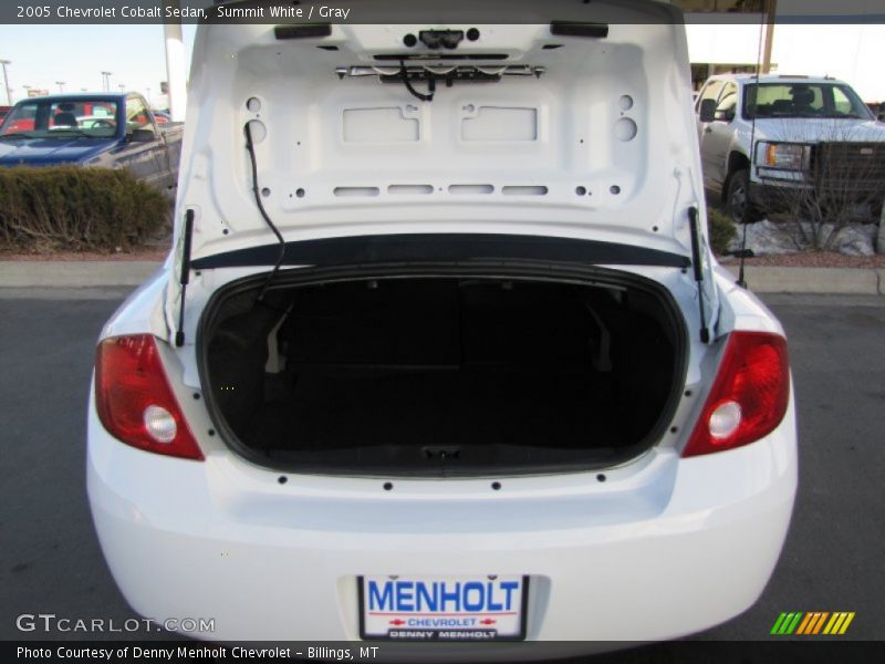 Summit White / Gray 2005 Chevrolet Cobalt Sedan