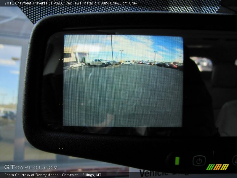 Red Jewel Metallic / Dark Gray/Light Gray 2011 Chevrolet Traverse LT AWD