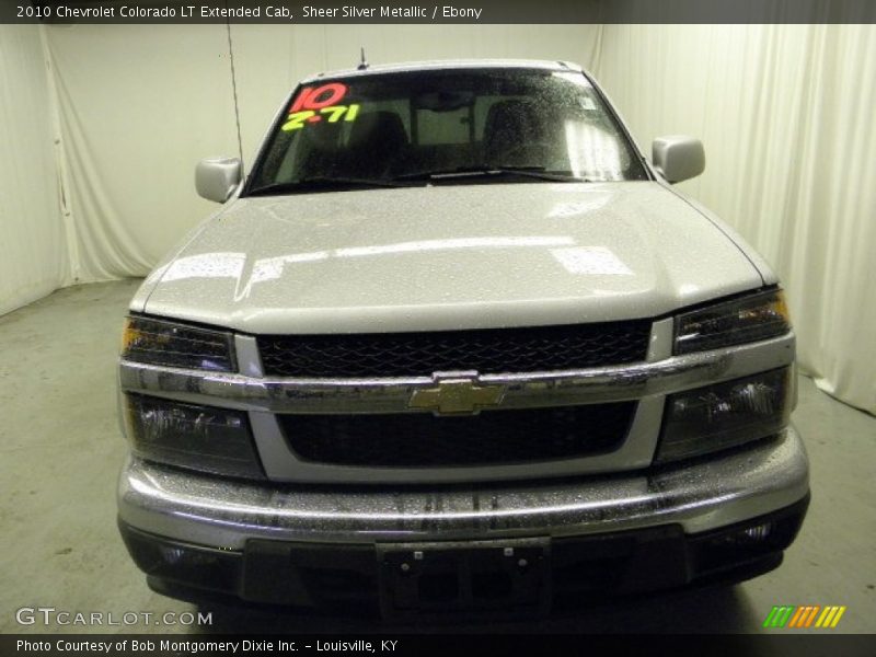 Sheer Silver Metallic / Ebony 2010 Chevrolet Colorado LT Extended Cab