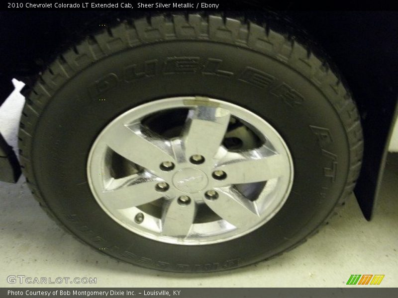 Sheer Silver Metallic / Ebony 2010 Chevrolet Colorado LT Extended Cab
