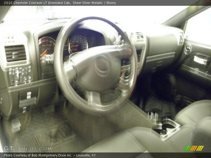 Sheer Silver Metallic / Ebony 2010 Chevrolet Colorado LT Extended Cab