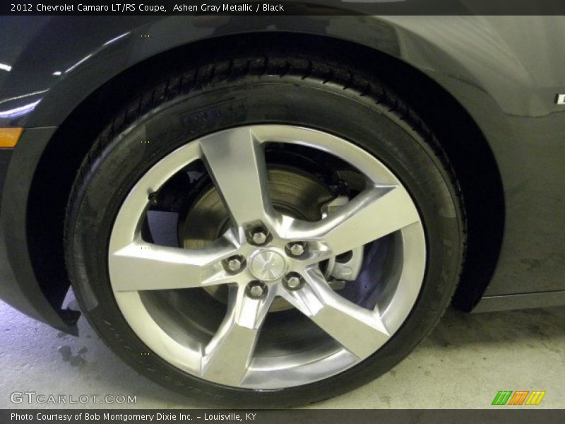 Ashen Gray Metallic / Black 2012 Chevrolet Camaro LT/RS Coupe