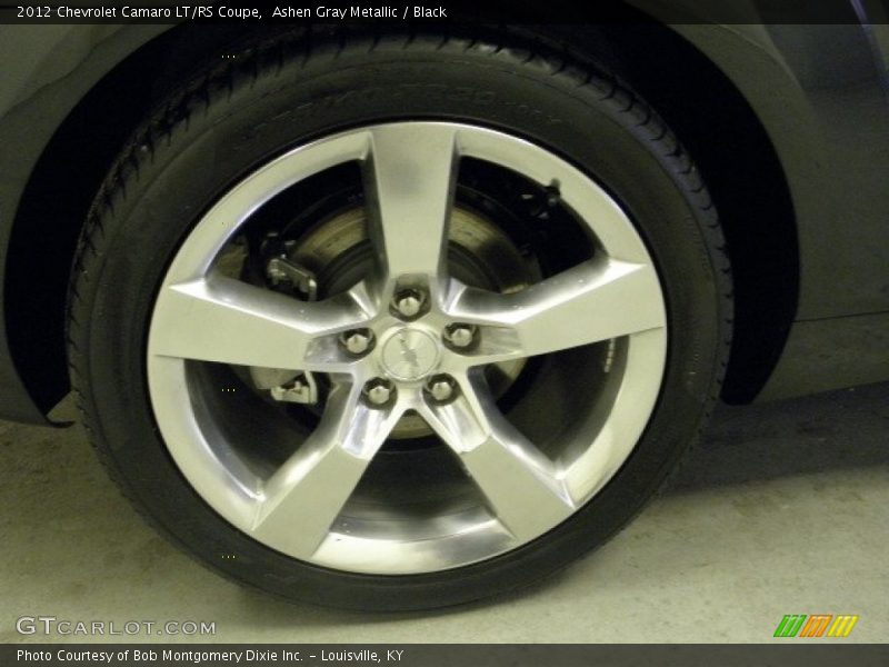 Ashen Gray Metallic / Black 2012 Chevrolet Camaro LT/RS Coupe