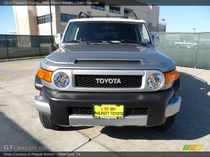 Silver Fresco Metallic / Dark Charcoal 2010 Toyota FJ Cruiser