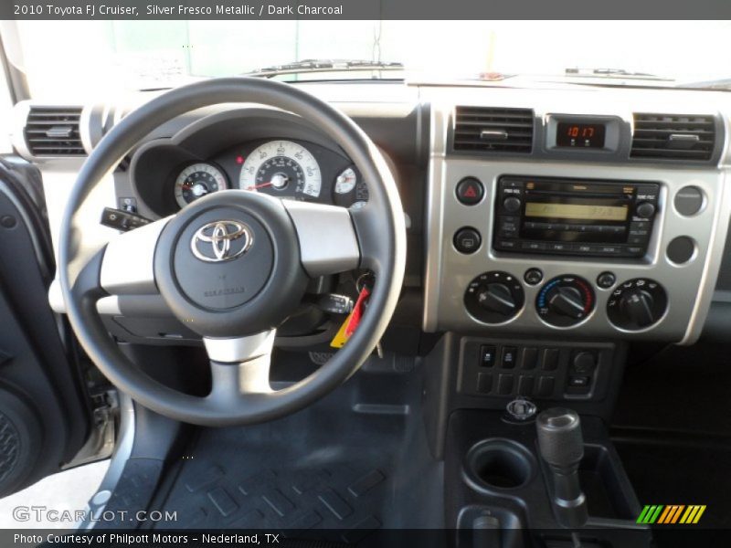Silver Fresco Metallic / Dark Charcoal 2010 Toyota FJ Cruiser