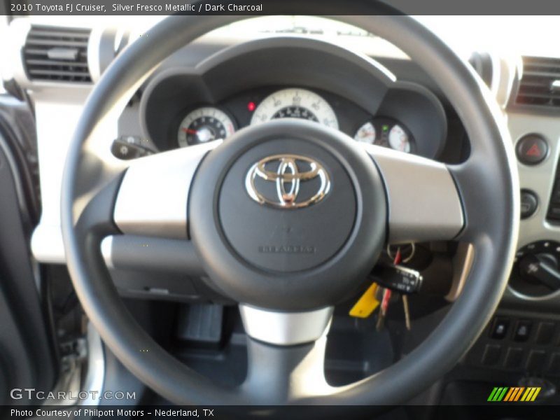 Silver Fresco Metallic / Dark Charcoal 2010 Toyota FJ Cruiser