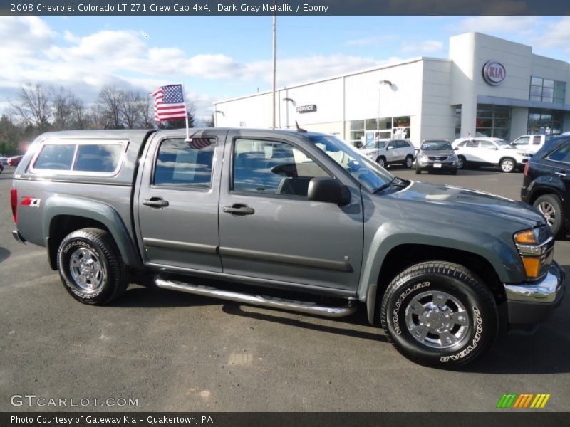 Dark Gray Metallic / Ebony 2008 Chevrolet Colorado LT Z71 Crew Cab 4x4