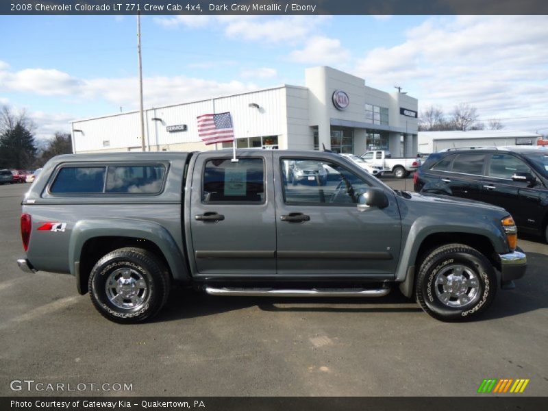 Dark Gray Metallic / Ebony 2008 Chevrolet Colorado LT Z71 Crew Cab 4x4