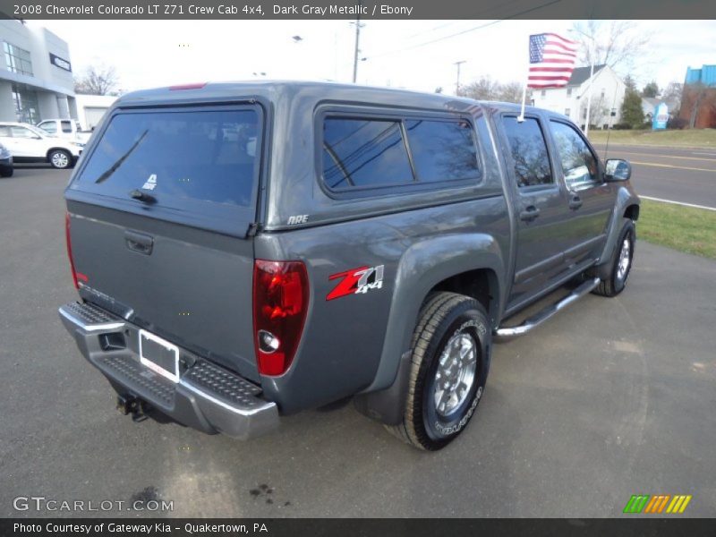 Dark Gray Metallic / Ebony 2008 Chevrolet Colorado LT Z71 Crew Cab 4x4