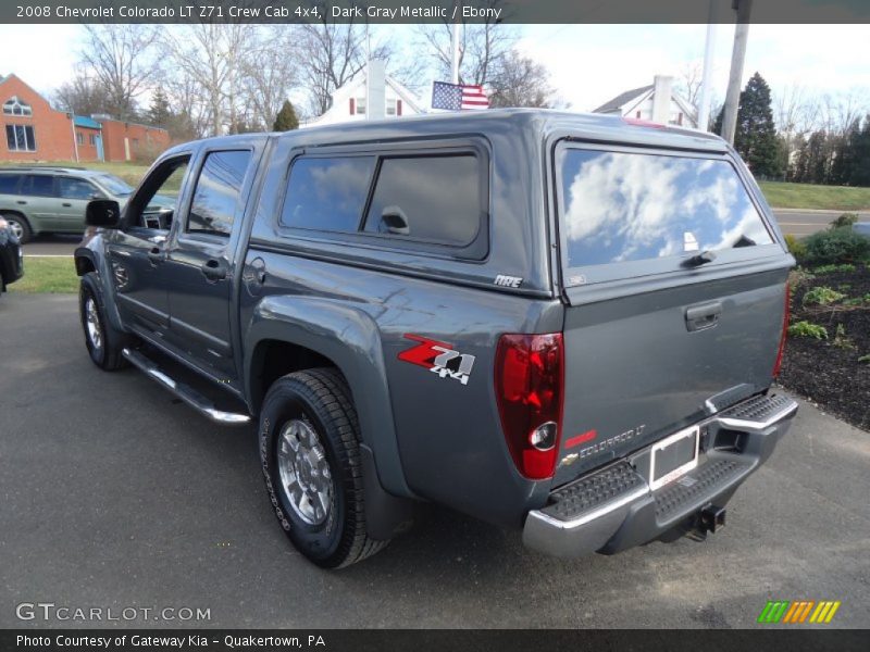 Dark Gray Metallic / Ebony 2008 Chevrolet Colorado LT Z71 Crew Cab 4x4