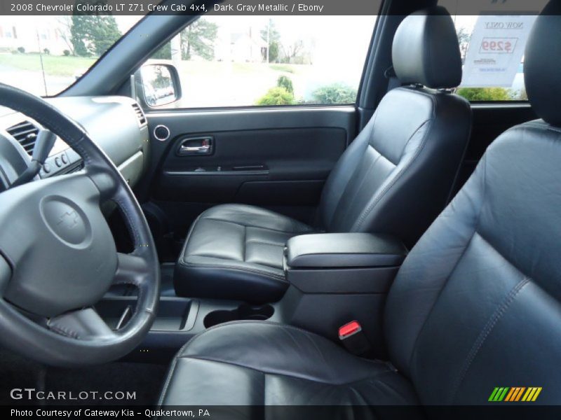 Dark Gray Metallic / Ebony 2008 Chevrolet Colorado LT Z71 Crew Cab 4x4