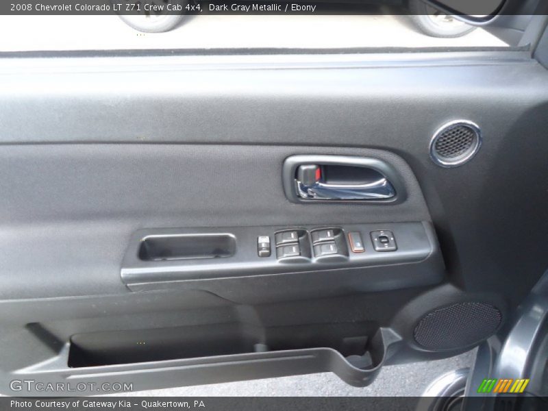 Dark Gray Metallic / Ebony 2008 Chevrolet Colorado LT Z71 Crew Cab 4x4
