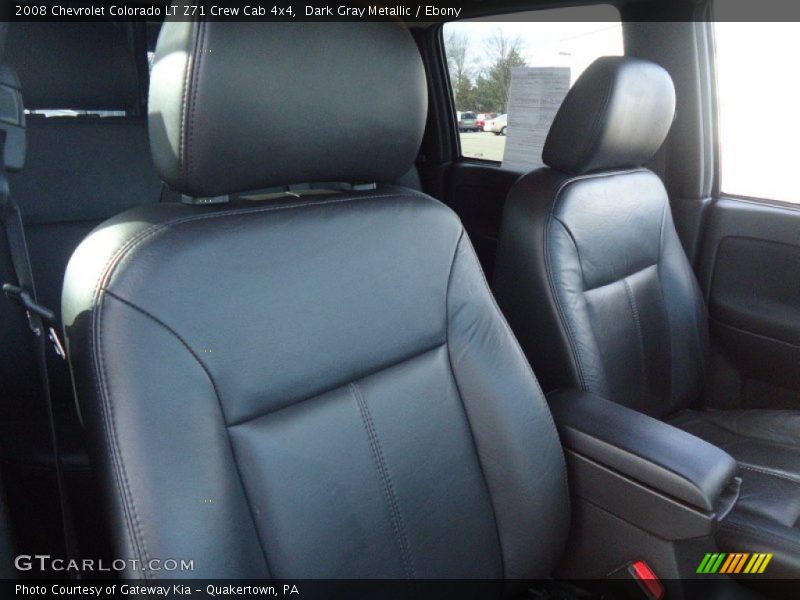 Dark Gray Metallic / Ebony 2008 Chevrolet Colorado LT Z71 Crew Cab 4x4