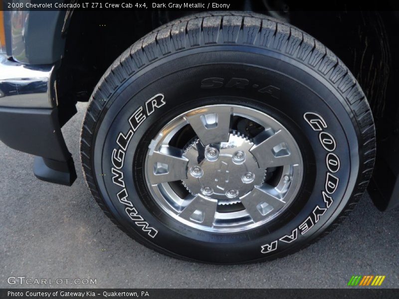 Dark Gray Metallic / Ebony 2008 Chevrolet Colorado LT Z71 Crew Cab 4x4