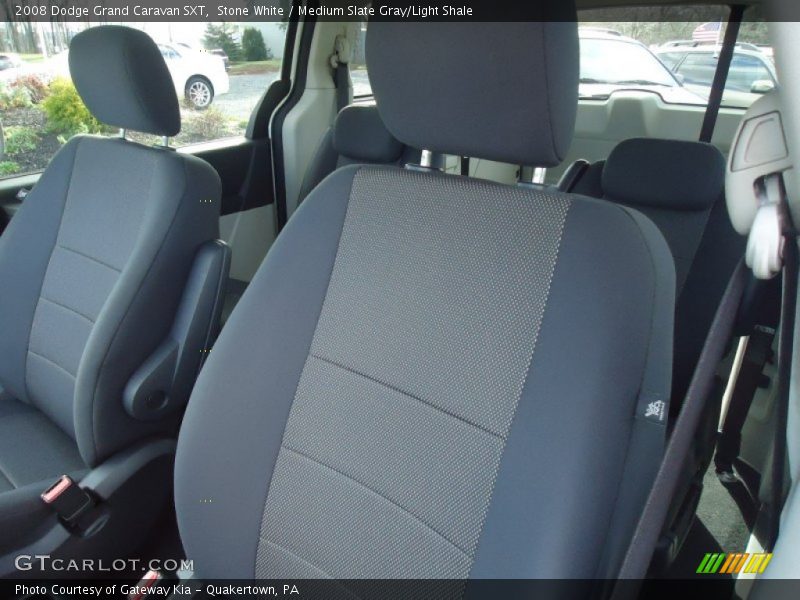Stone White / Medium Slate Gray/Light Shale 2008 Dodge Grand Caravan SXT