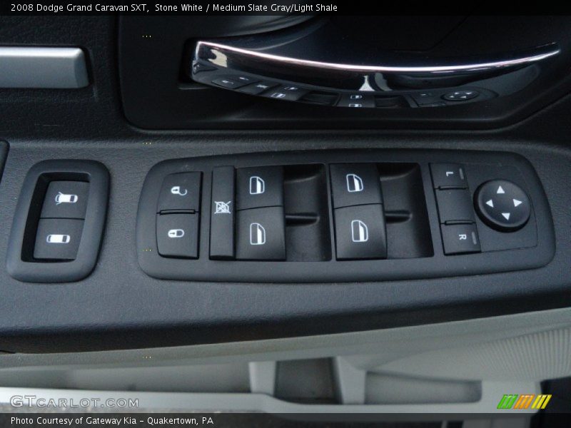Stone White / Medium Slate Gray/Light Shale 2008 Dodge Grand Caravan SXT