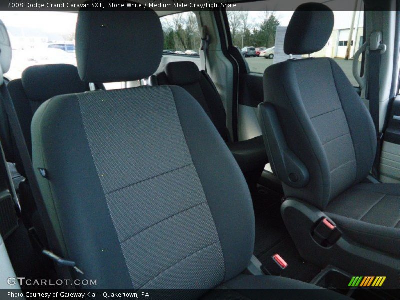 Stone White / Medium Slate Gray/Light Shale 2008 Dodge Grand Caravan SXT