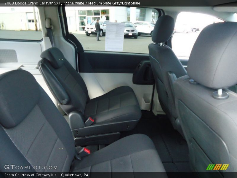 Stone White / Medium Slate Gray/Light Shale 2008 Dodge Grand Caravan SXT