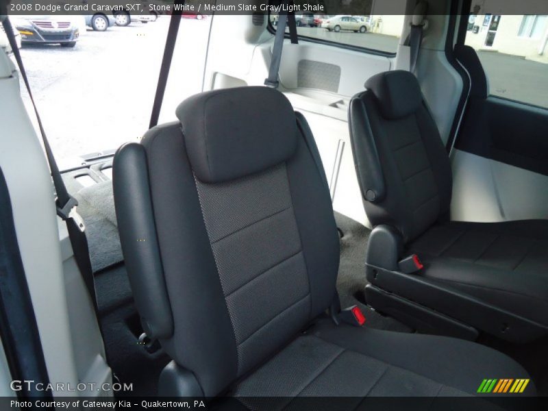 Stone White / Medium Slate Gray/Light Shale 2008 Dodge Grand Caravan SXT