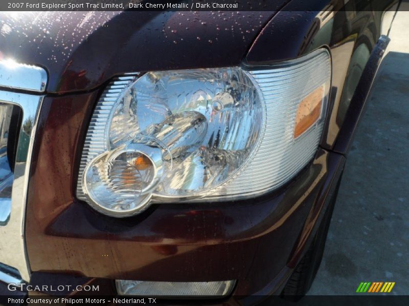 Dark Cherry Metallic / Dark Charcoal 2007 Ford Explorer Sport Trac Limited