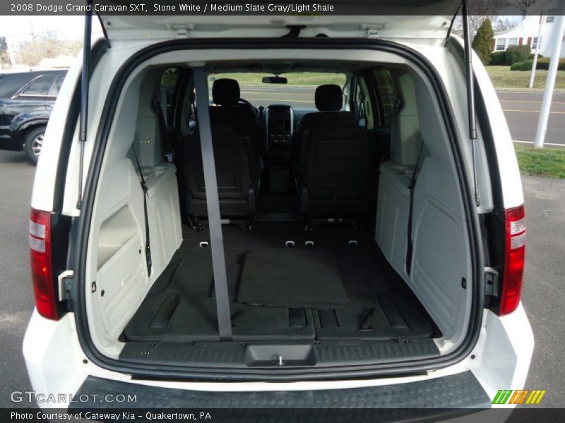 Stone White / Medium Slate Gray/Light Shale 2008 Dodge Grand Caravan SXT