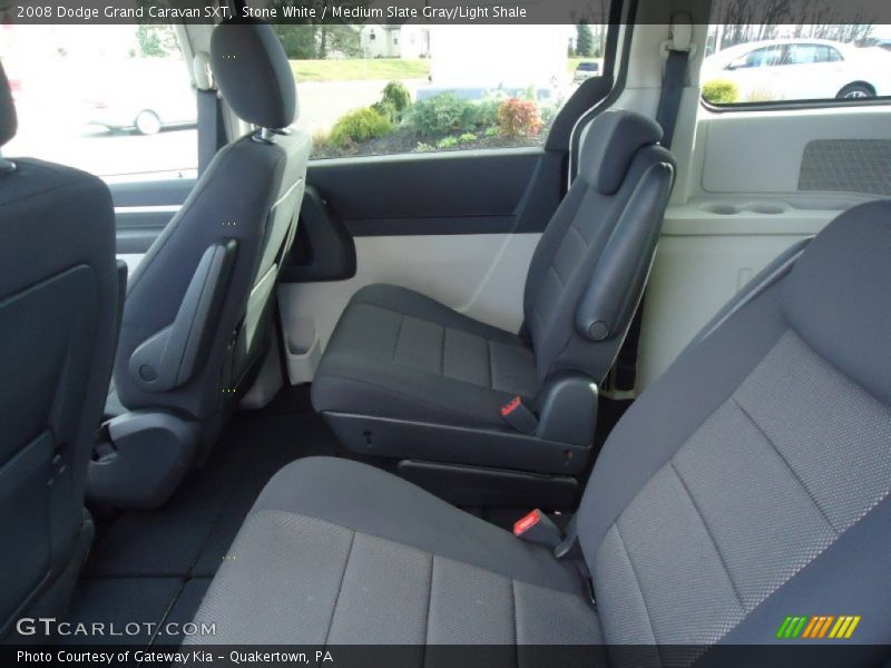 Stone White / Medium Slate Gray/Light Shale 2008 Dodge Grand Caravan SXT