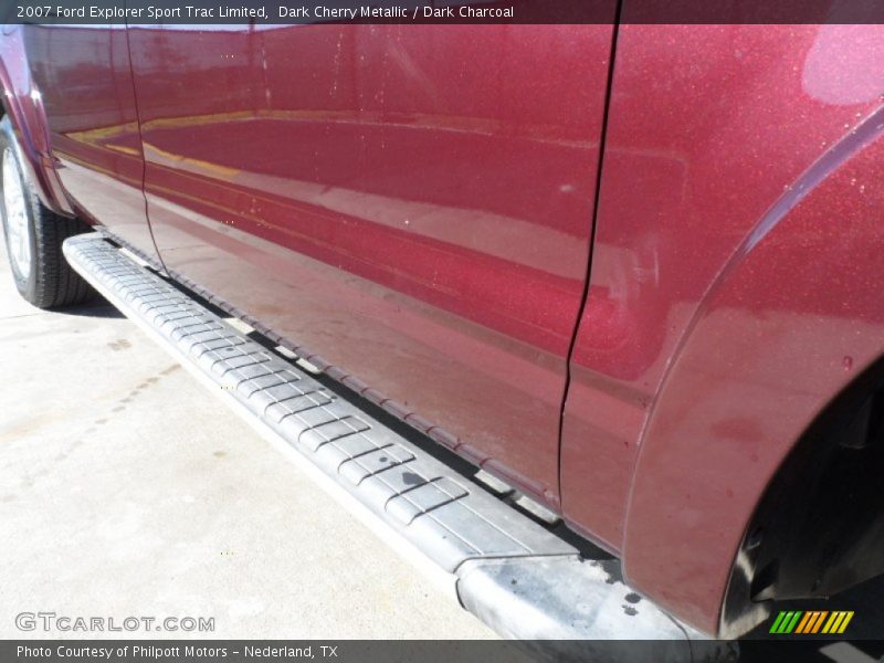 Dark Cherry Metallic / Dark Charcoal 2007 Ford Explorer Sport Trac Limited