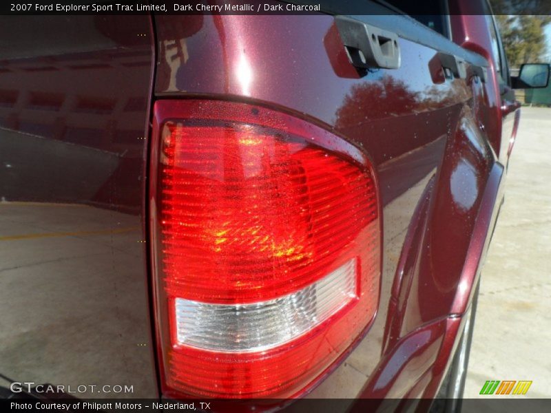 Dark Cherry Metallic / Dark Charcoal 2007 Ford Explorer Sport Trac Limited
