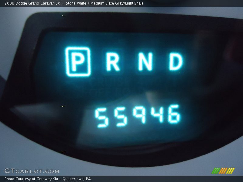 Stone White / Medium Slate Gray/Light Shale 2008 Dodge Grand Caravan SXT