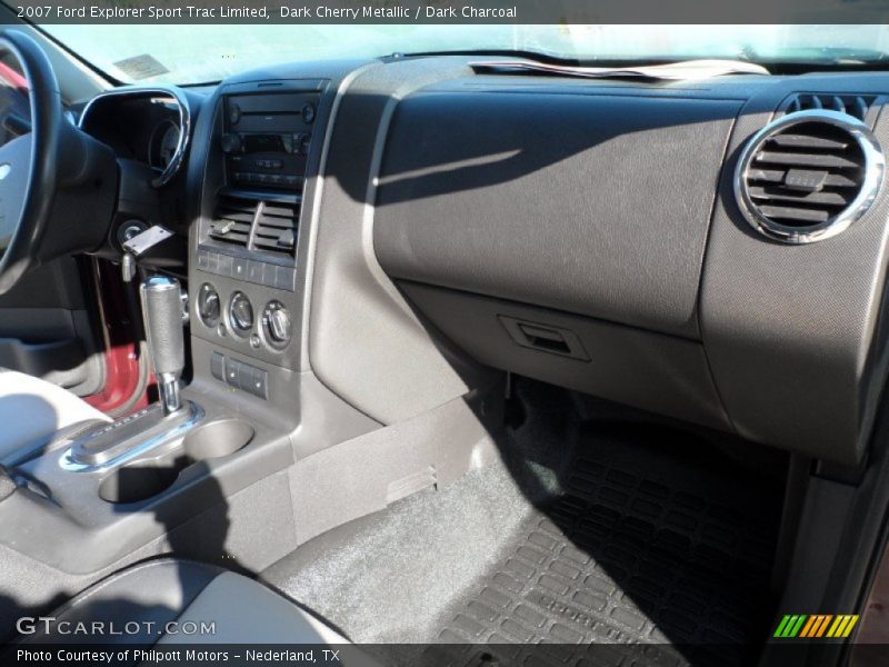 Dark Cherry Metallic / Dark Charcoal 2007 Ford Explorer Sport Trac Limited