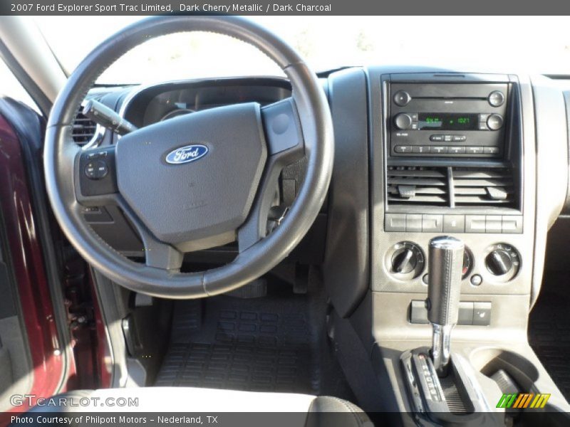 Dark Cherry Metallic / Dark Charcoal 2007 Ford Explorer Sport Trac Limited