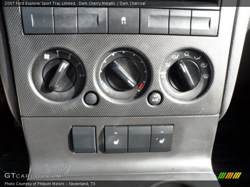 Dark Cherry Metallic / Dark Charcoal 2007 Ford Explorer Sport Trac Limited
