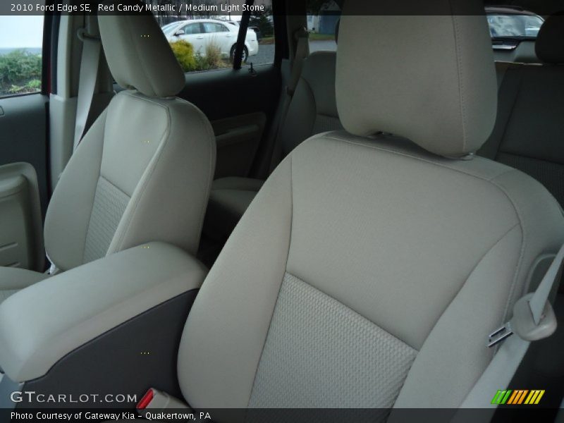 Red Candy Metallic / Medium Light Stone 2010 Ford Edge SE