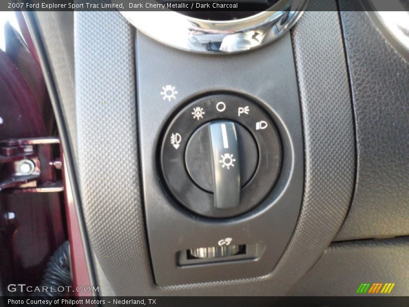 Dark Cherry Metallic / Dark Charcoal 2007 Ford Explorer Sport Trac Limited