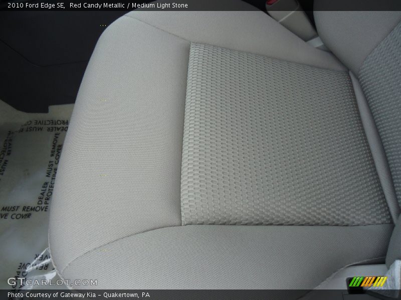 Red Candy Metallic / Medium Light Stone 2010 Ford Edge SE