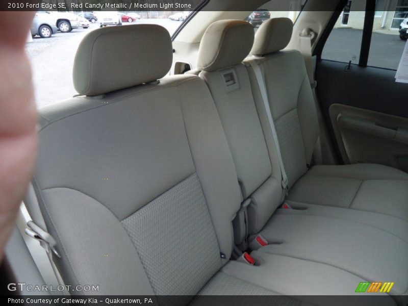 Red Candy Metallic / Medium Light Stone 2010 Ford Edge SE