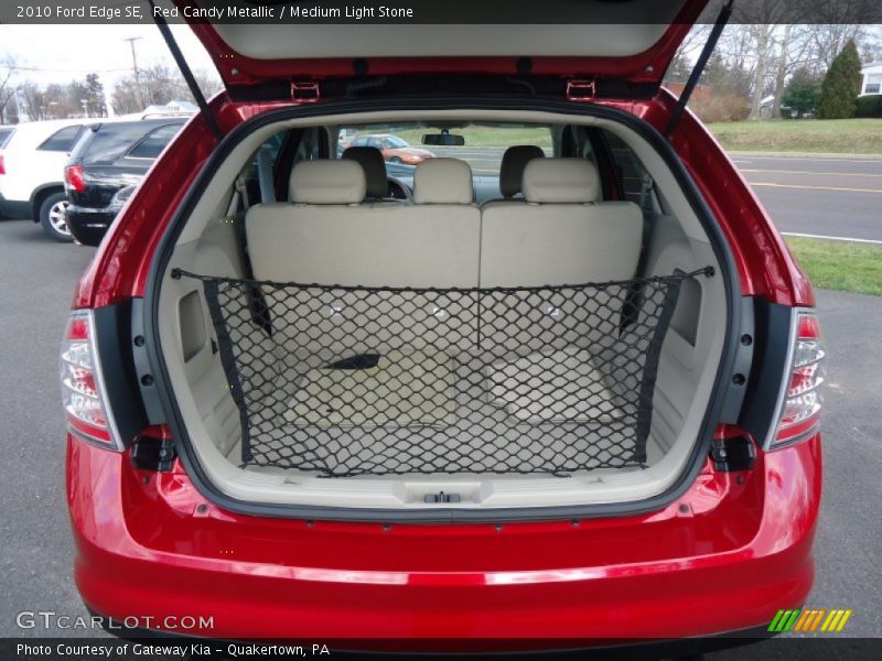 Red Candy Metallic / Medium Light Stone 2010 Ford Edge SE